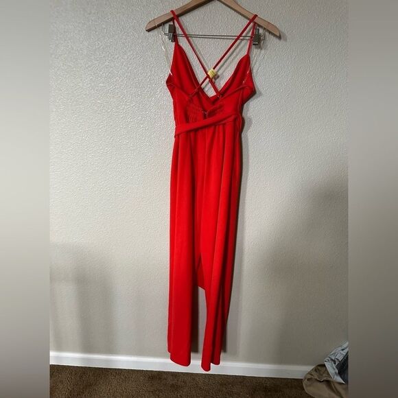 Charlotte Ruse Red/Orange String Pant Suit Size S - Picture 8 of 11